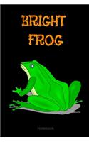 Bright Frog Composition Notebook
