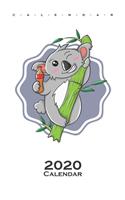 Koala bear with Cola and Eucalyptus Calendar 2020: Annual Calendar for animal friends and all who have pets