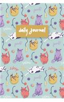 Daily Journal: Cat Journal, Blank Lined