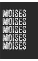 Name MOISES Journal Customized Gift For MOISES A beautiful personalized