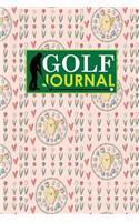 Golf Journal: Blank Golf Yardage Books, Golf Record Sheet, Golf Course Notes, Golf Yardage Book Paper, Cute Easter Egg Cover