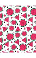 Watermelon Notebook: Cute Fruit Journal Book Ruled Lined Page Paper For Kids Teen Girl Women Lady Great For Writing Activity Diary Notepad Planner Studen School College (8 Watermelon Notebook)