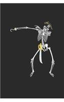 Dabbing Skeleton Pirate Notebook: 140 Blank Lined Pages Softcover Notes Journal, College Ruled Composition Notebook, 6x9 Dabbing Skeleton Pirate Design Cover