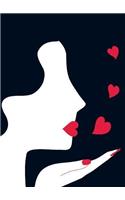 Lulu Guinness: Cameo Girl A4 Wiro Bound Notebook