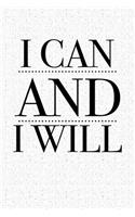 I Can and I Will