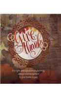 Give Thanks Thanksgiving Bulletin, Large (Pkg of 50)
