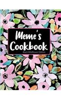 Meme's Cookbook Black Wildflower Edition