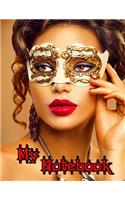 My Notebook: 105 Lined Pages, Large Size Book 8 1/2" x 11"