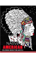 Native American Coloring Book for Adutls