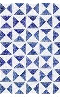 Bullet Journal Notebook Triangles with Dots Pattern 12
