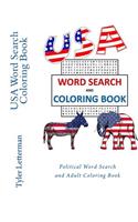 USA Word Search Coloring Book