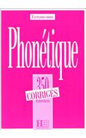 Les 350 Exercices de Phonetique Answer Key