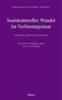 Soziokultureller Wandel im Verfassungsstaat