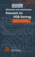 Wirksame Und Unwirksame Klauseln Im Vob-Vertrag
