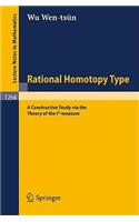 Rational Homotopy Type