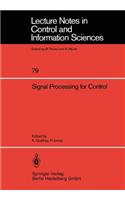 Signal Processing for Control