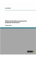 Höhere Unternehmenswerte durch Corporate Governance?