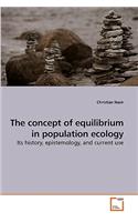 concept of equilibrium in population ecology