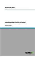 Kohäsion und Leistung im Sport