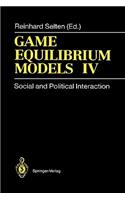 Game Equilibrium Models IV