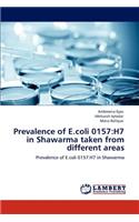 Prevalence of E.coli 0157