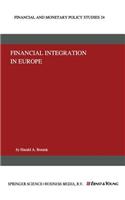 Financial Integration in Europe