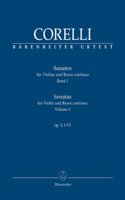 Sonatas for Violin and Basso continuo Op5 Vol.1 Nos 1-6
