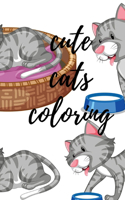 Cute Cats Coloring: Cute Cats Coloring books for kids