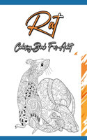 Rat Coloring Book for Adults