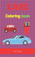 Cars Coloring Book: Coloring book for boys