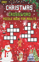 Easy Christmas Crossword Puzzle Book For Adults