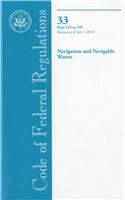 Code of Federal Regulations, Title 33, Navigation and Navigable Waters, PT. 125-199, Revised as of July 1, 2010