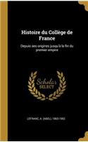 Histoire du Collège de France