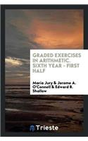 Graded Exercises in Arithmetic. Sixth Year - First Half