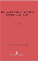 The Soviet Industrialization Debate, 1924-1928