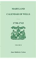 Maryland Calendar of Wills, Volume 8