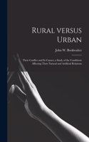Rural Versus Urban