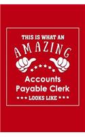 This is What an Amazing Accounts Payable Clerk Look Like: Appreciation Gift Journal for Employee, Coworker or Boss