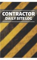 Contractor Daily Site Log