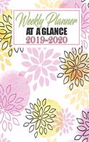 Weekly Planner At A Glance 2019 2020