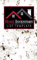 Home Inventory List Template