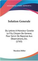 Solution Generale