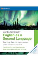 Cambridge Igcse(r) English as a Second Language Practice Tests 1 Without Answers