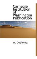 Carnegie Institution of Washington Publication