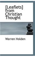 [Leaflets] from Christian Thought