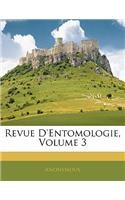 Revue D'entomologie, Volume 3