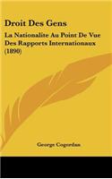 Droit Des Gens