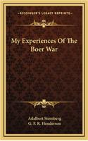 My Experiences Of The Boer War