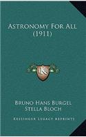 Astronomy For All (1911)