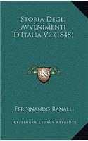Storia Degli Avvenimenti D'Italia V2 (1848)